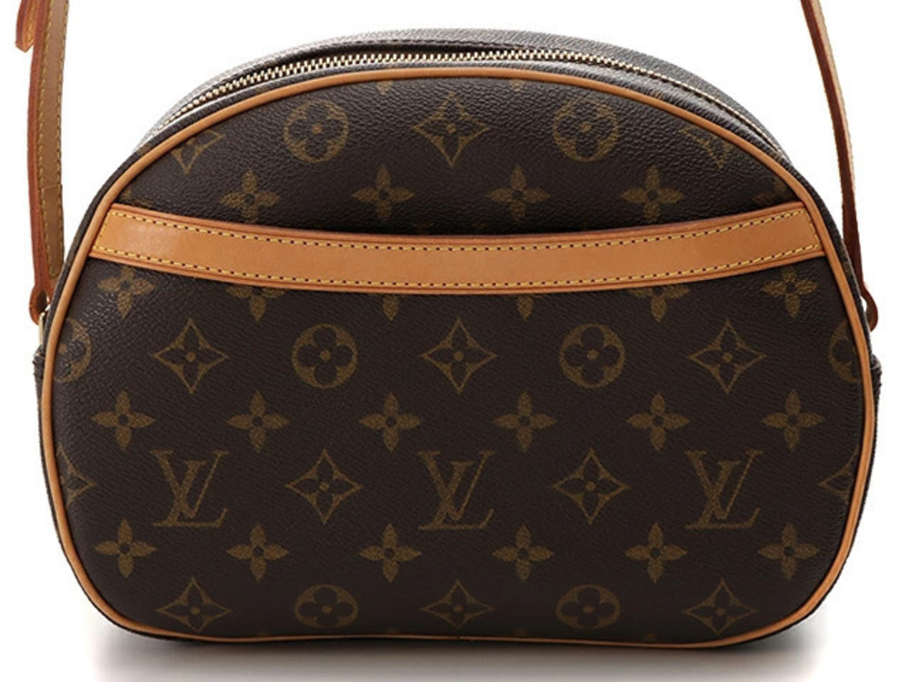 LOUIS VUITTON Shoulder Bag Blois Monogram Brown